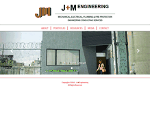 Tablet Screenshot of jandmengineers.com